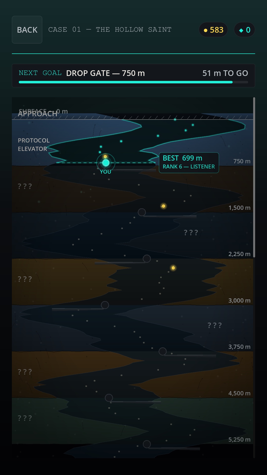 Case map: The Hollow Saint